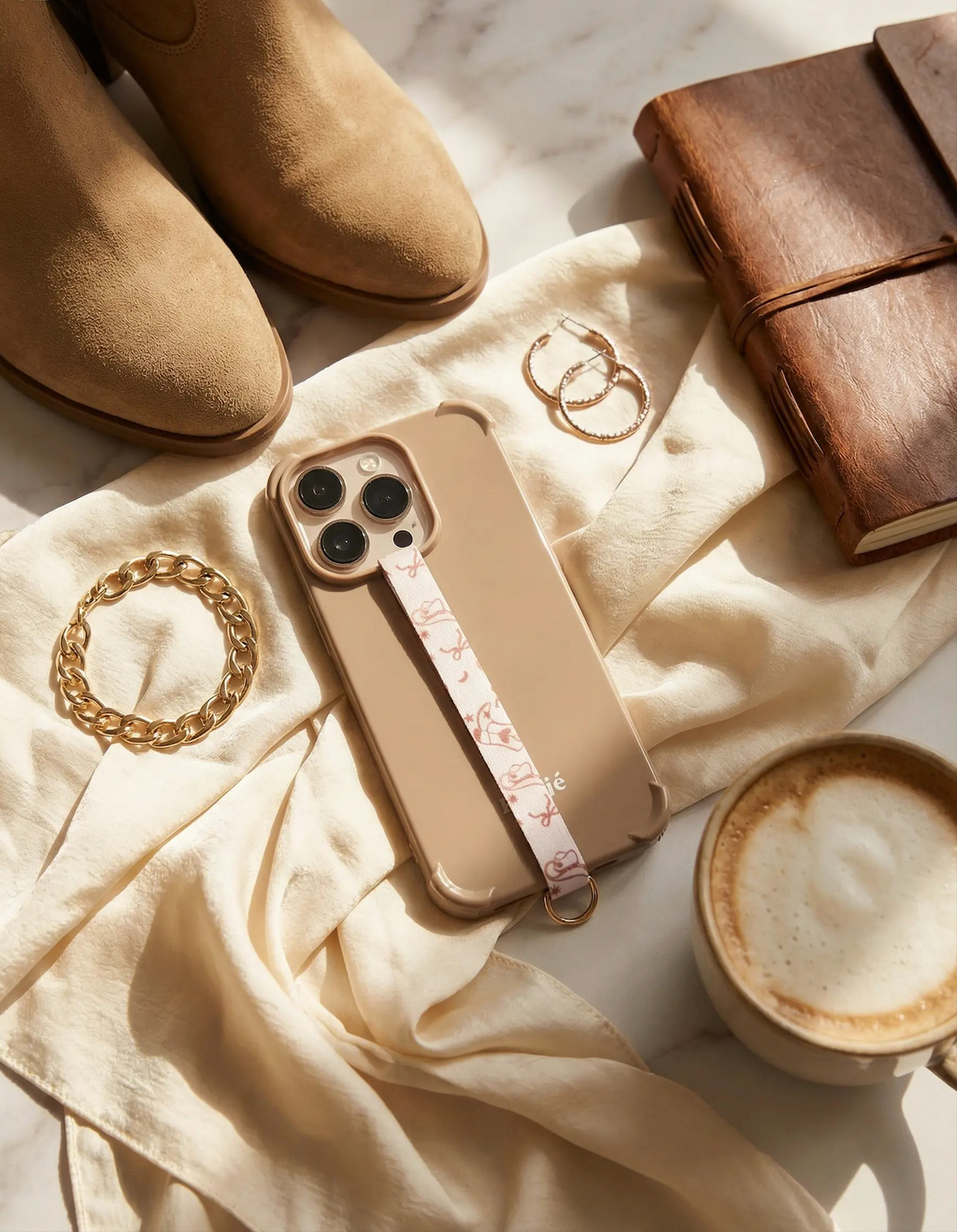 Velnoon Boots & Bows phone strap with western style bows smartphone lanyard for secure phone carrying