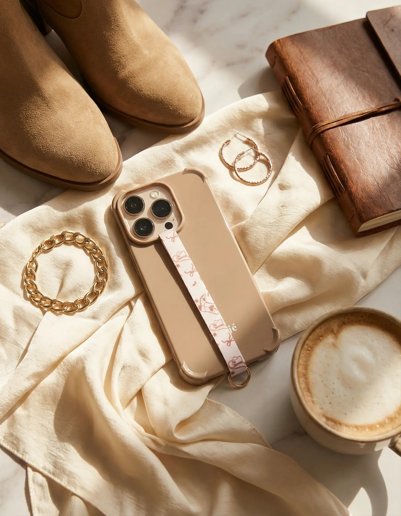 Velnoon Boots & Bows phone strap with western style bows smartphone lanyard for secure phone carrying