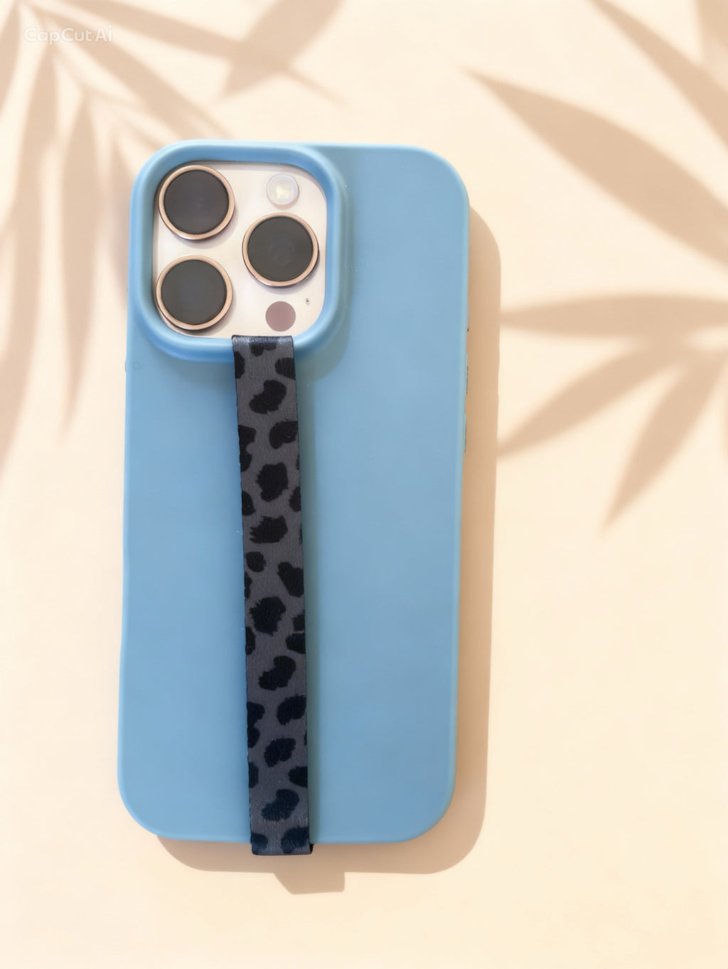Velnoon Midnight Blue telefoon strap met diepblauwe kleur en strak, minimalistisch ontwerp